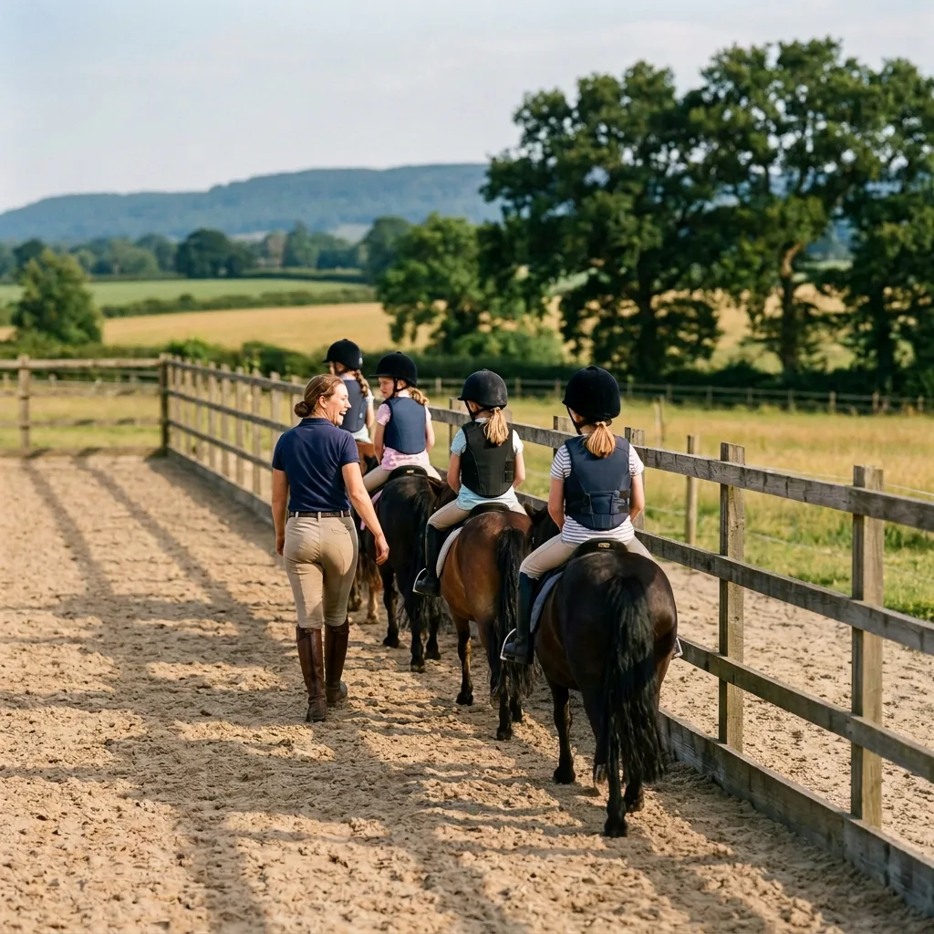 Cours de poney à Saint-Laurent-de-Chamousset, Rhône